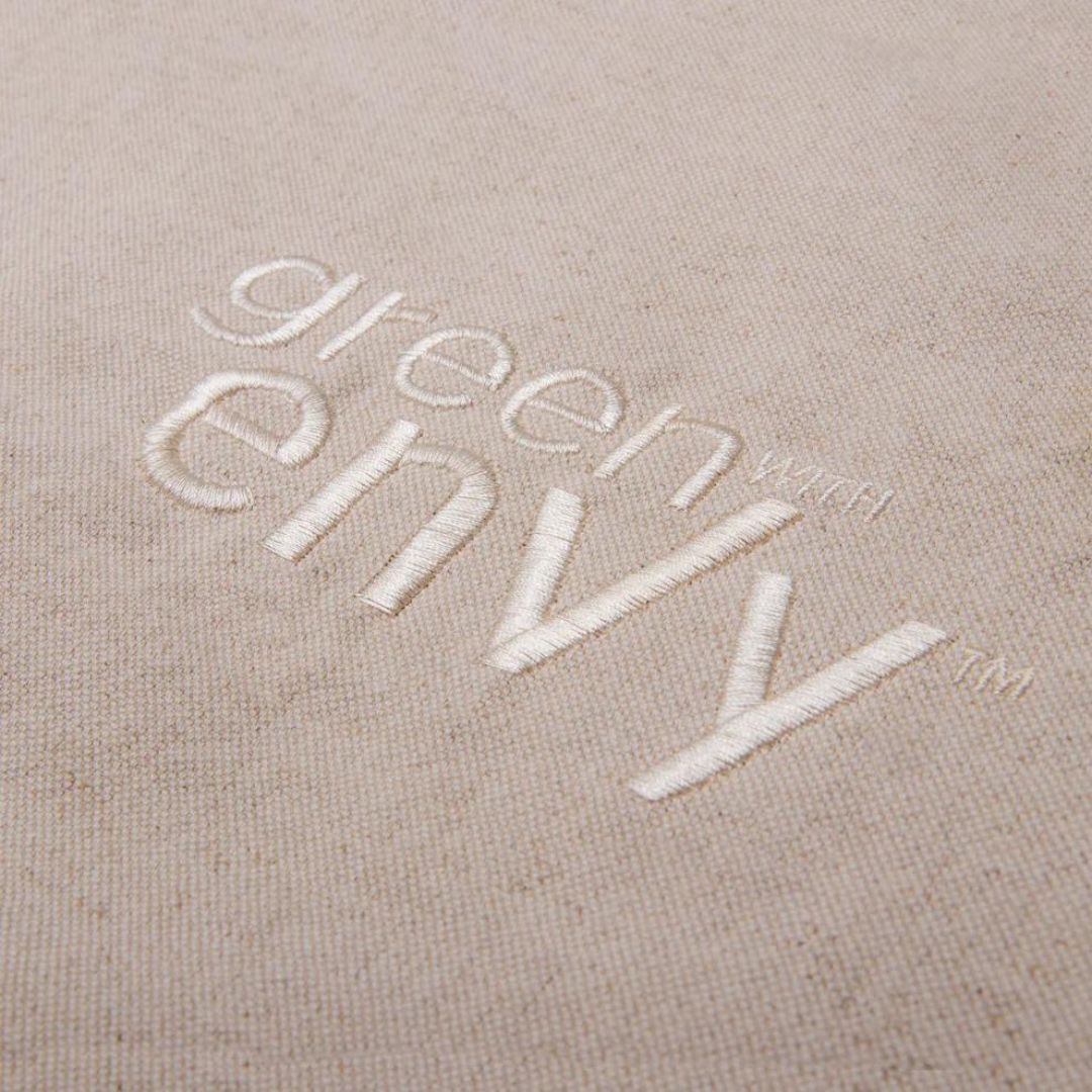 GREEN with enVy® 100% Natural Latex Anti-Aging Pillow with COPPER-infused Botanical fibre TENCEL™ Pillowcase + Organic Hemp Travel Bag