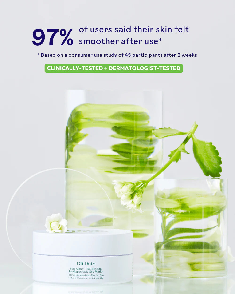 Three Ships | Off Duty - Sea Algae + Bio-Peptide Eye Masks