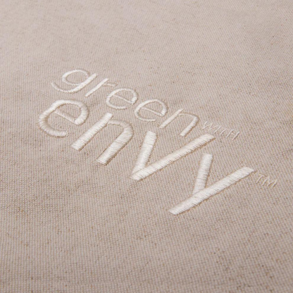 GREEN with enVy® 100% Natural Latex Anti-Aging Pillow with COPPER-infused Botanical fibre TENCEL™ Pillowcase + Organic Hemp Travel Bag