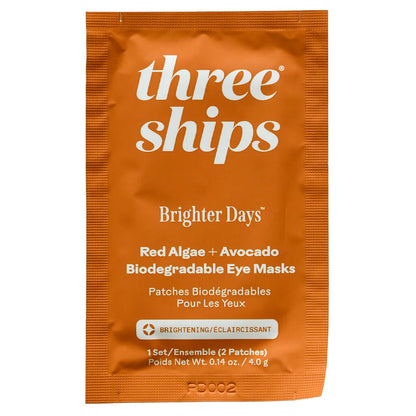 Three Ships | Brighter Days -  Red Algae & Avocado Eye Mask