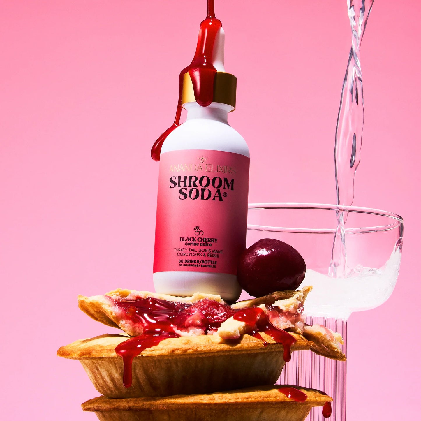 Ananda Elixirs Shroom Soda | Black Cherry