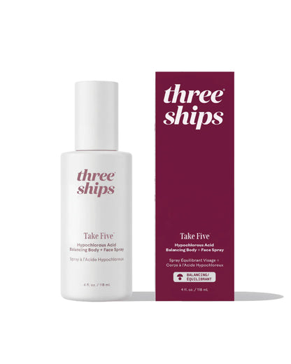 Three Ships |  Take Five - Hypochlorous Acid Balancing Face + Body Spray